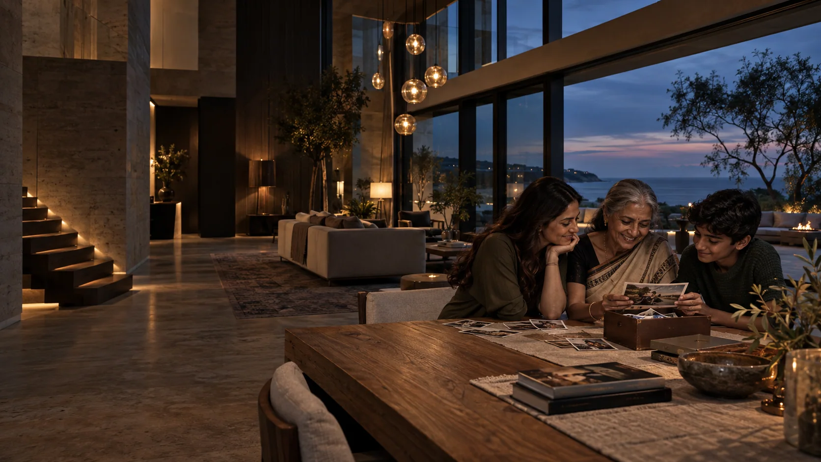 An imagined scene of personal stories and family connection